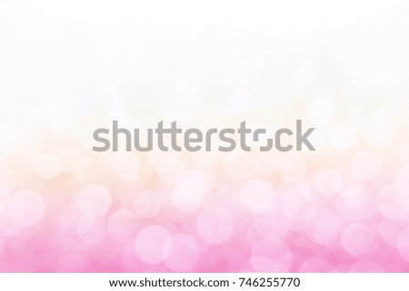 Pink bokeh background, Elegant abstract background with sweet colorful bokeh defocused  for texture. concept valentine day