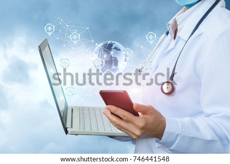Doctor determines the location in the network on a mobile device.