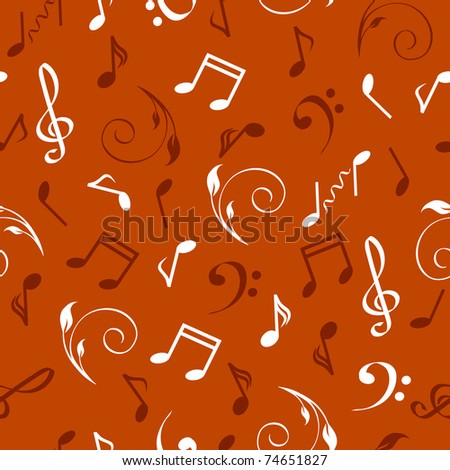 vector illustration of a seamless abstract musical background.