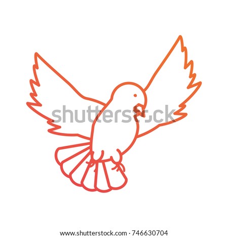 peace dove  vector illustration