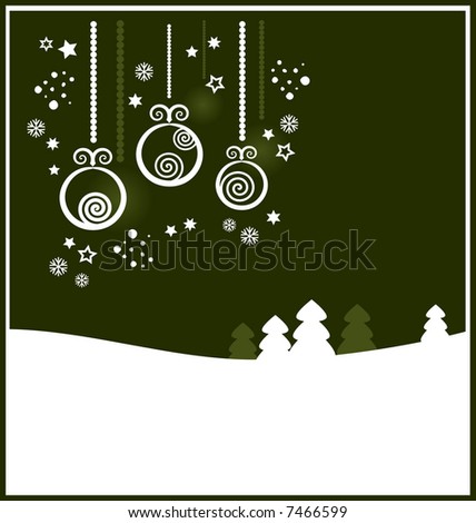 Christmas ornament background, part IV in series (vector)