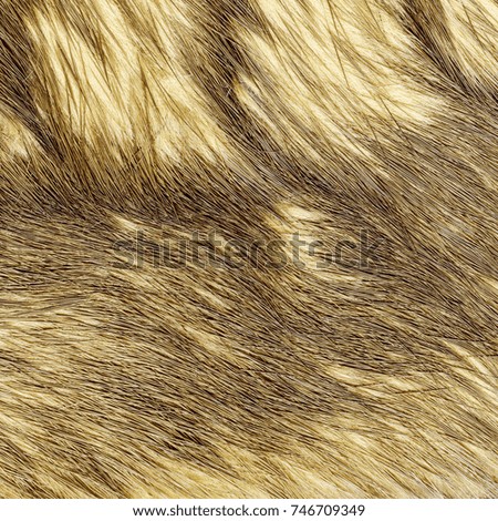 natural beige fur texture as background