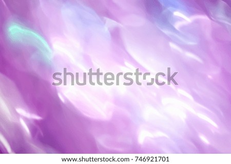 Abstract glitter lights on violet background. Round defocused serenity circles bokeh and shine glitters bright light. Template for design