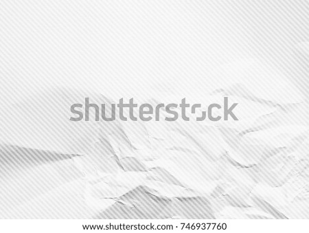 White folded paper diagonal striped background