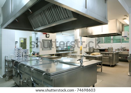 Professional kitchen Royalty-Free Stock Photo #74698603
