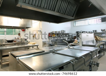 Professional kitchen Royalty-Free Stock Photo #74698612