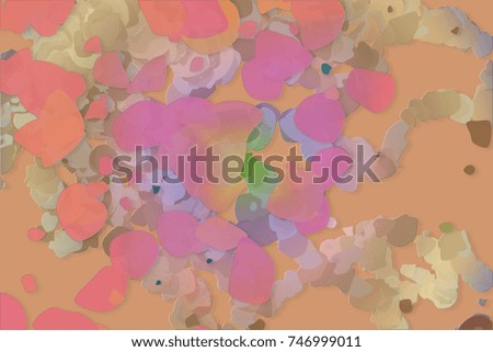 Abstract geometric background with messy shapes for wall art, web page, wallpaper, graphic design, catalog or texture.