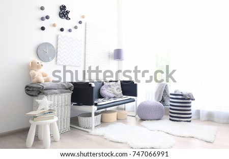 Modern design of child's room