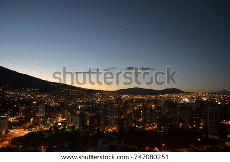 City Sunset Quito