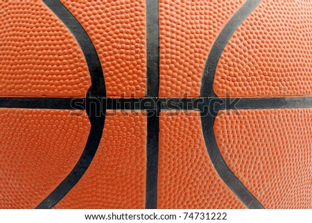 a ball of basketball