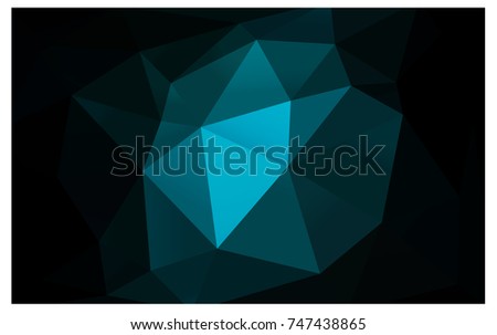 DARK BLUE vector Pattern.  triangular template. Geometric sample. Repeating routine with triangle shapes. New texture for your design. Pattern can be used for background.