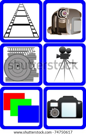 Items relating to film and photo industry