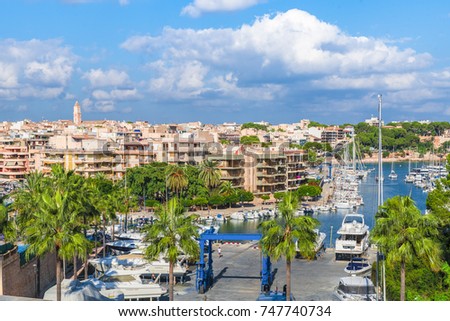 View of  Porto Cristo town, Palma Mallorca, Spain