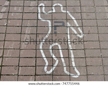 A parking sign pictured on a paving stone (a creative image).