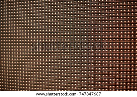led panel. abstract red background