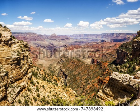 The Skeleton from the Grand View Point - Grand Canyon, South Rim, Arizona, AZ, USA