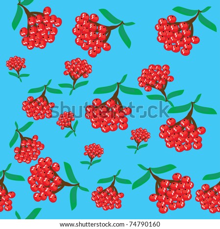 Abstract berry seamless texture. Illustration.