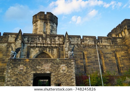 Exterior view of eastern state penitentiary