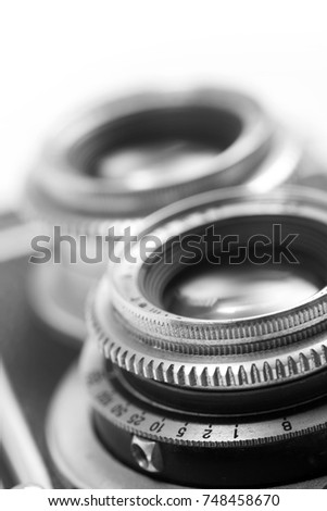 vintage camera lens