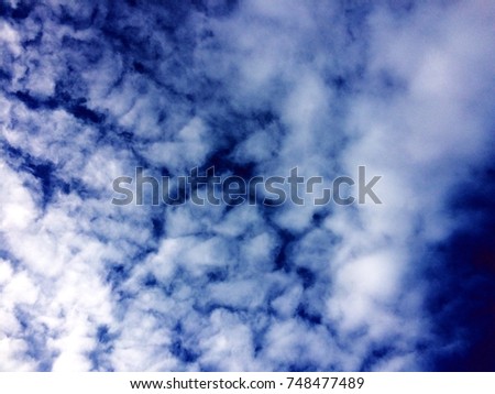 Sky theme or background. The sky is everything that lies above the surface of the Earth, including the atmosphere and outer space.