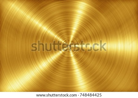 Abstract Gold metal brushed background or texture Royalty-Free Stock Photo #748484425