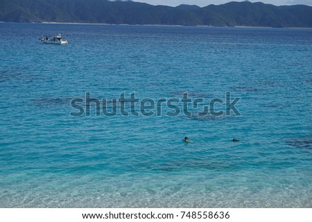 tropical beach in zamami island,Kerama Shot National Park,
Okinawa Prefecture,Japan 
