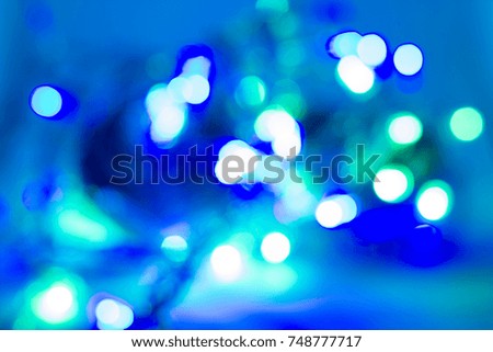 Blurred image of the Bokeh lights background , de-focused image for decorative product display or Holiday 