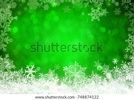 Green christmas background