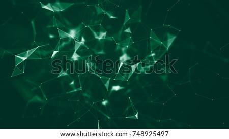 Abstract triangle background. Connection lines structure. Polygonal abstract background. Plexus concept art.