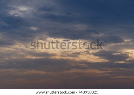 sky at sunset