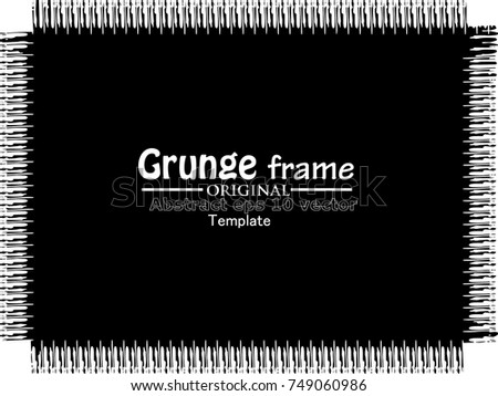 Grunge Frame. Vector Illustration.
