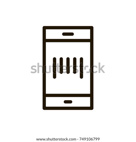 Check code line icon. High quality black outline logo for web site design and mobile apps. Vector illustration on a white background.