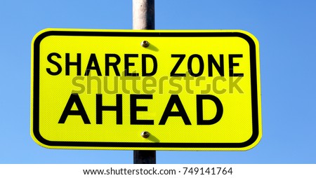 in  australia   the sign of shared zone ahead concept of safety in the empty sky