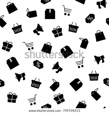 Vector illustration of Black friday icons set isolated on white background