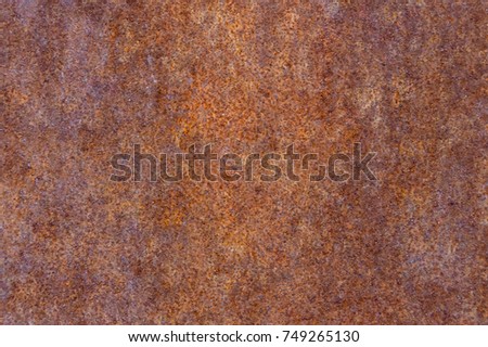 Texture of rusty metal. Royalty-Free Stock Photo #749265130