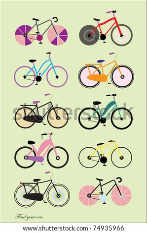 bicycles vintage wallpaper
