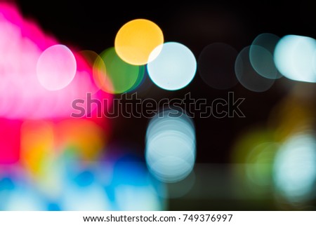 Bokeh light abstract blur background