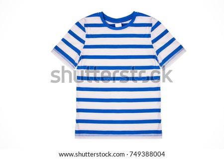 T-shirt with stripes Royalty-Free Stock Photo #749388004