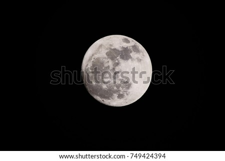 Full moon from Thailand taken on 3/11/2017