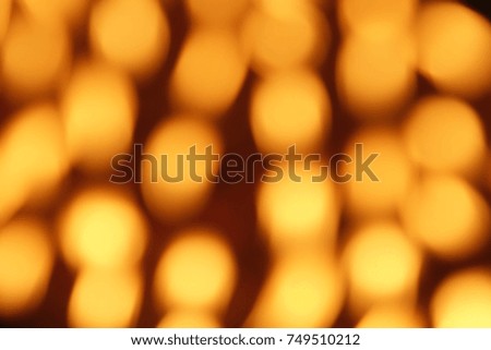 Blurred Bokeh Background from Candle Light