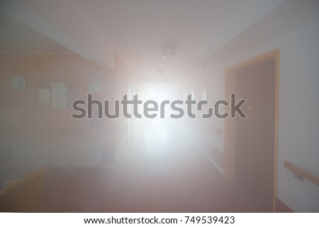 Apartment burning