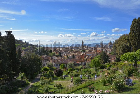 Florence, Panoramic view of historical centre