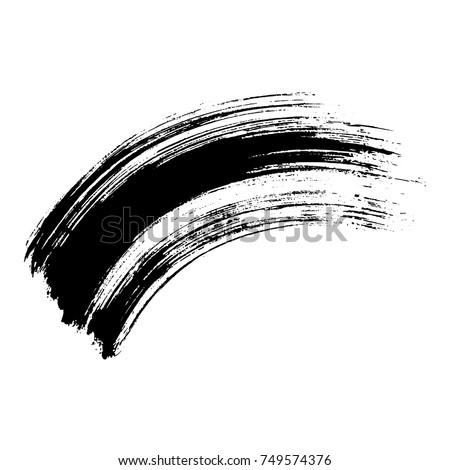 Simple rounded brush stroke