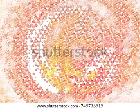 Abstract winter background with snowflakes. Design element for brochure, advertisements, flyer, greetings cards, web and other graphic designer works. Vector clip art.