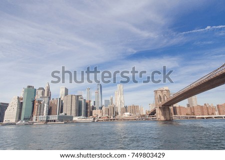 Brooklyn Bridge skyline