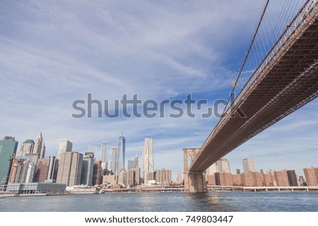 Brooklyn Bridge skyline