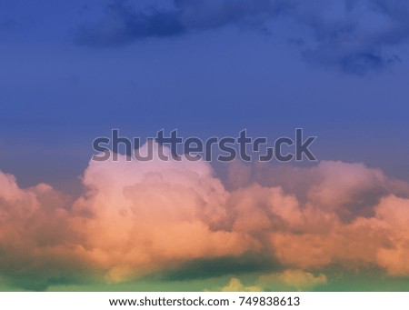 The texture of clouds. Dramatic cotton candy sky cloud texture background. Abstract sky texture and clouds background. 