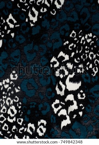 The texture of wool fabric, dark blue