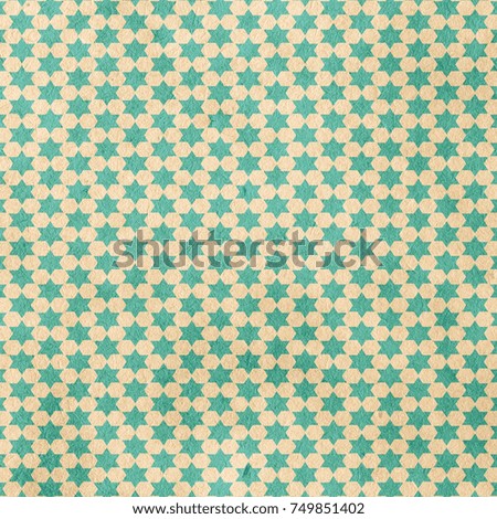 old retro pattern on grungy paper, vintage background
