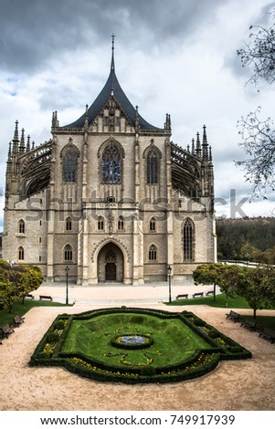 Temple of the holy Barbora, Kutna Hora, Czech Republic, Europe